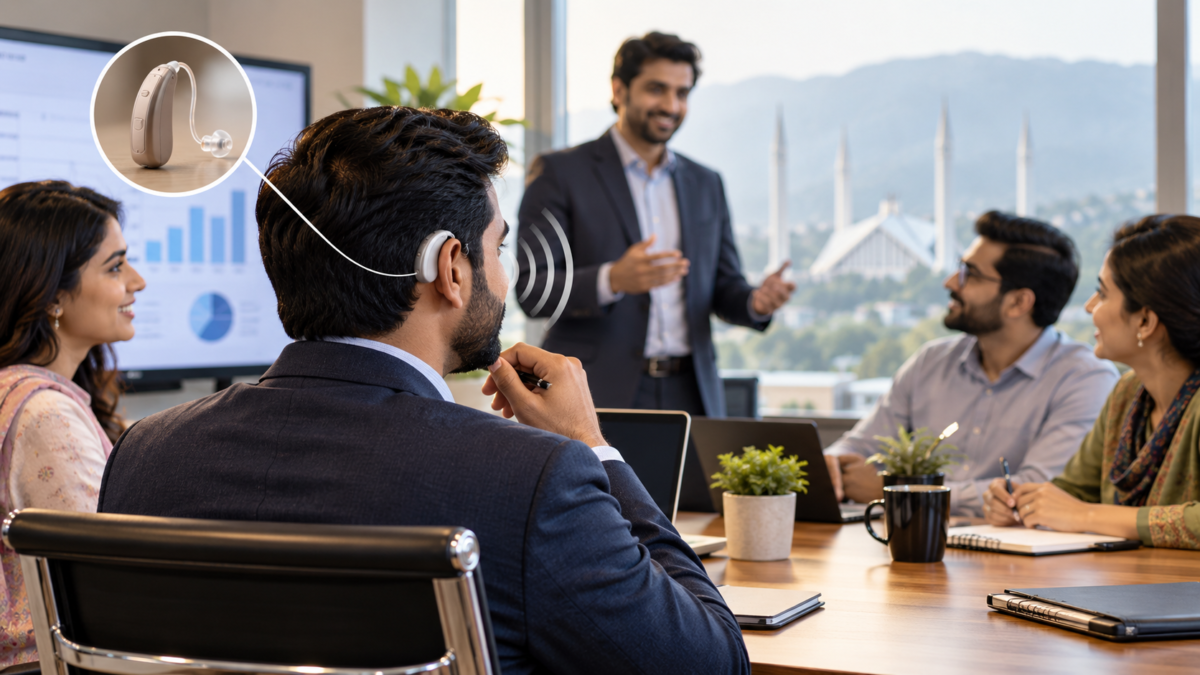 Hearing Aids at Work How to Communicate Better in Office Meetings and Avoid Career Damage in Pakistan